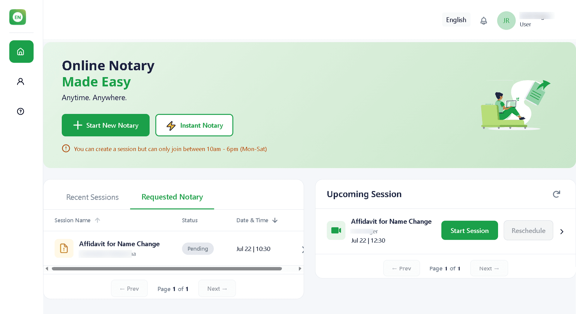 User Session
