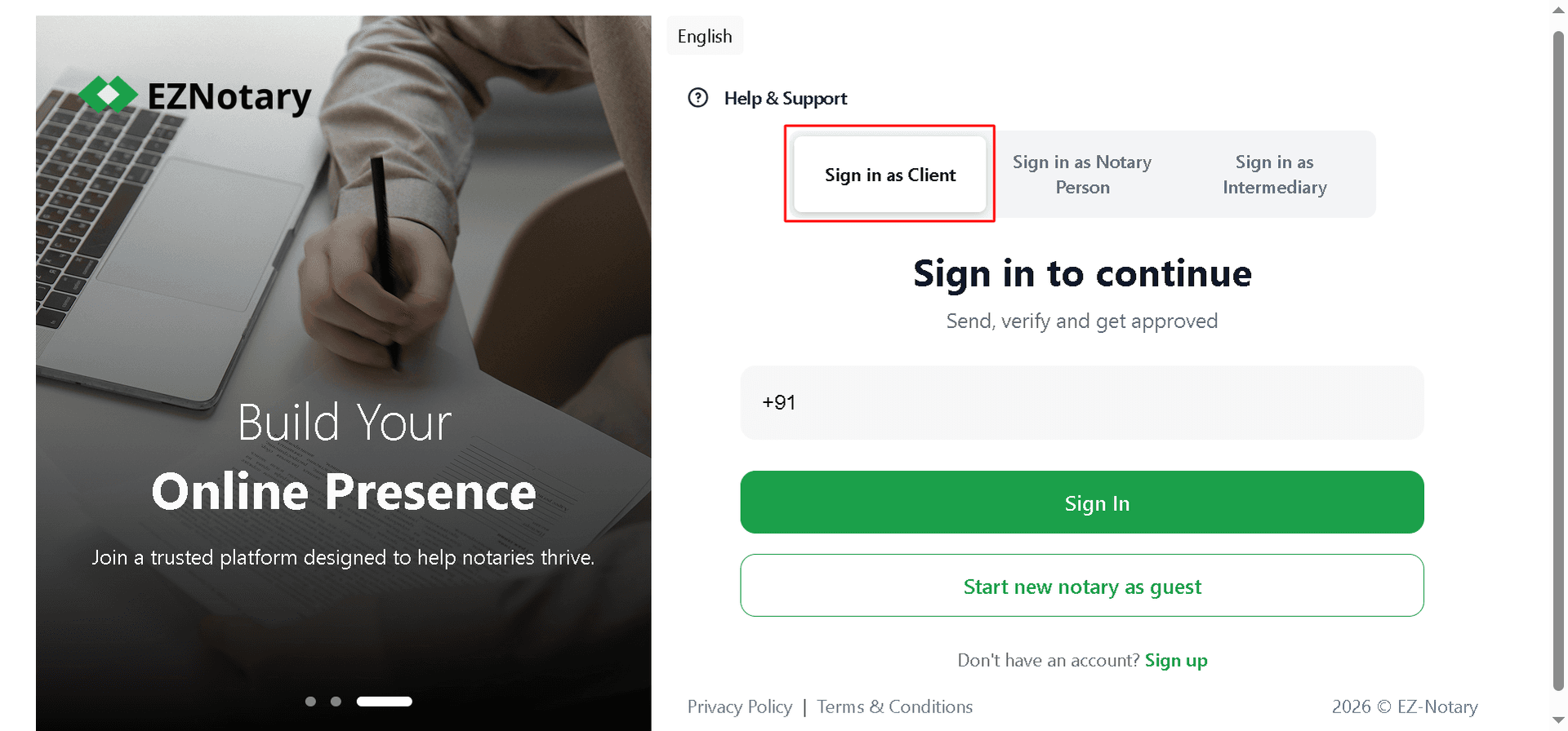 User SignIn