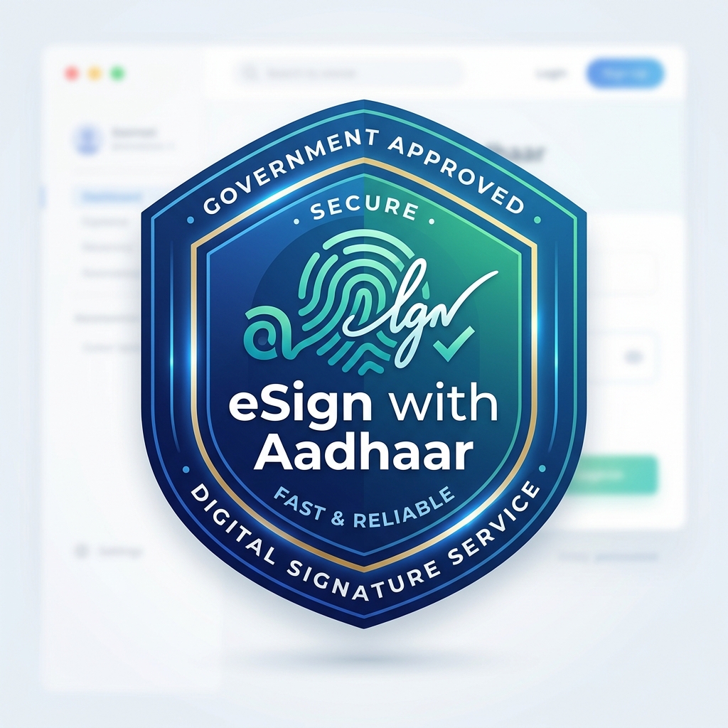 eSign with Aadhaar